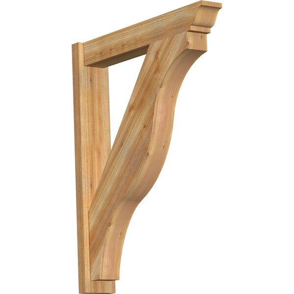 Ekena Millwork Funston Traditional Rough Sawn Outlooker, Western Red Cedar, 6"W x 34"D x 42"H OUT06X34X42FST01RWR - main